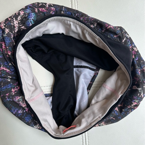 Lululemon Run Speed Up Short 2.5" Inseam Dappled Daze Multi Obsidian Sz 4 - Picture 3 of 7